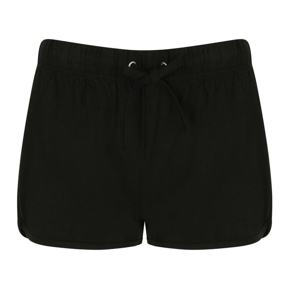 SF Womens/Ladies Retro Shorts / Black